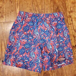 Vineyard Vines Boys Printed Chappy Swim Trunks